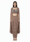 AD Lycra With Embroidery Work Party Wear Indowestern Bulk Orders In India